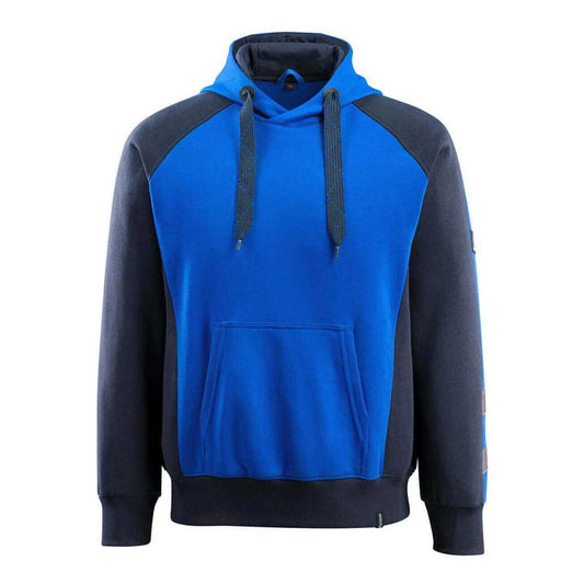 Royal Blue-Dark Navy - Front - Mascot Mens Unique Regensburg Hoodie