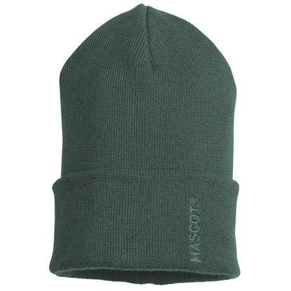 Forest Green - Front - Mascot Complete Ribbed Knitted Beanie