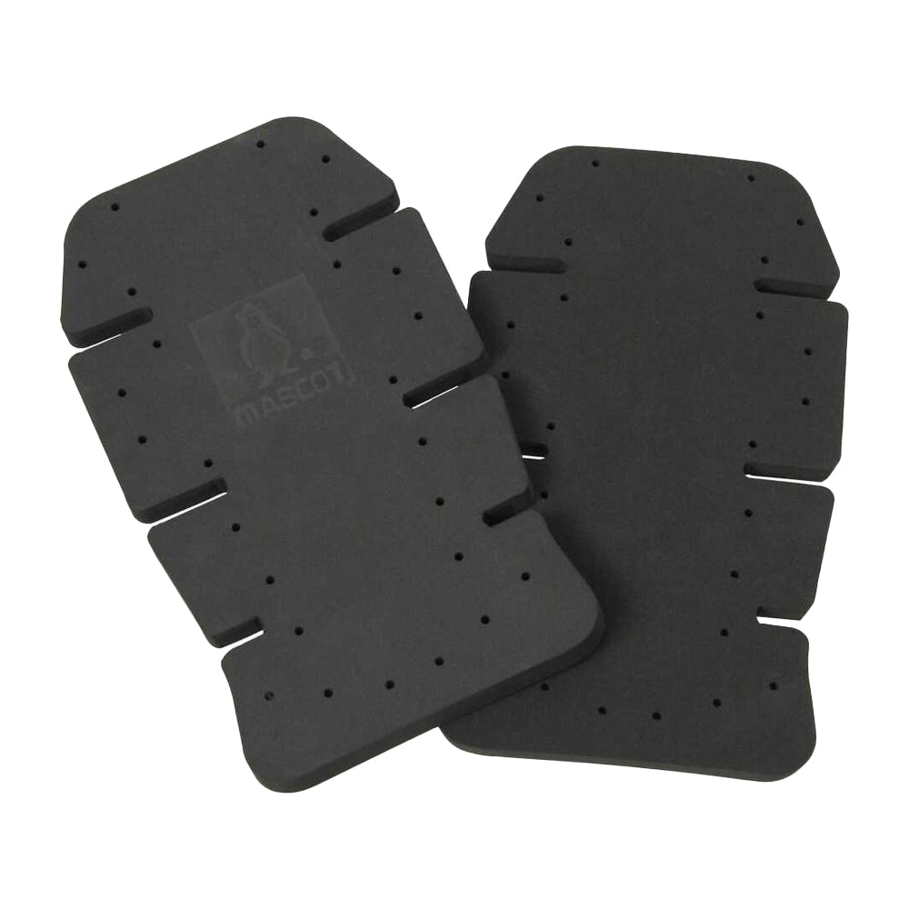 Black - Back - Mascot Unisex Adult Complete Likasi Logo Knee Pads (Pack of 2)