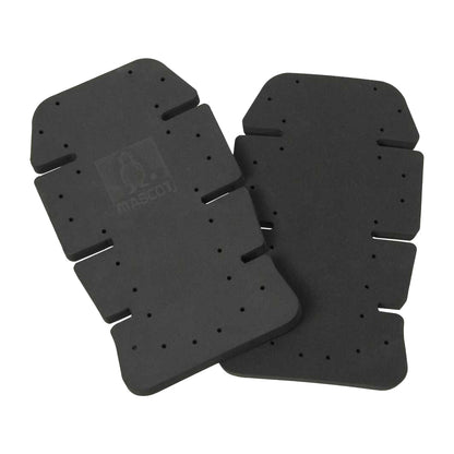 Black - Back - Mascot Unisex Adult Complete Likasi Logo Knee Pads (Pack of 2)