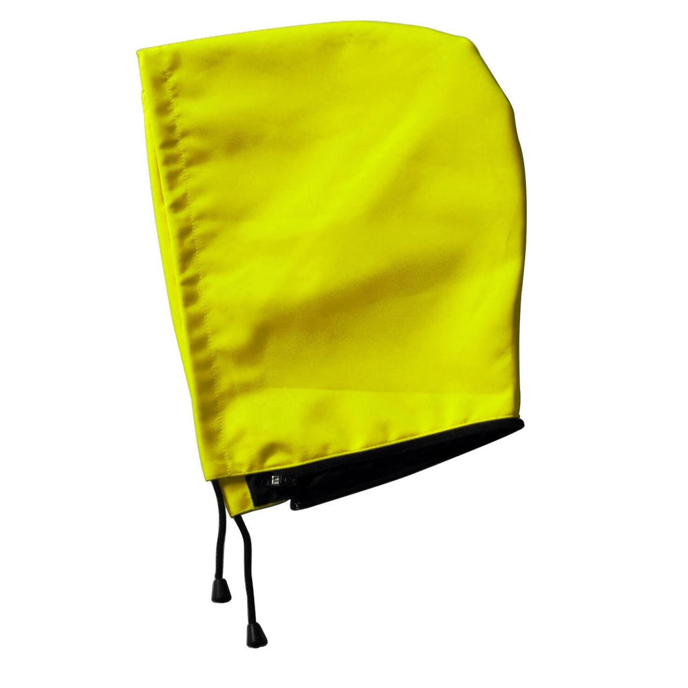 Hi Vis Yellow - Back - Mascot Unisex Adult Complete MacKlin Detachable Hood