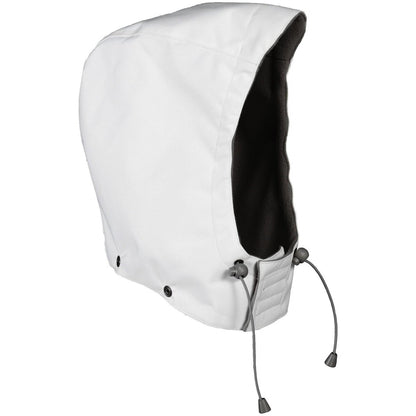 White - Front - Mascot Unisex Adult Complete MacKay Detachable Hood