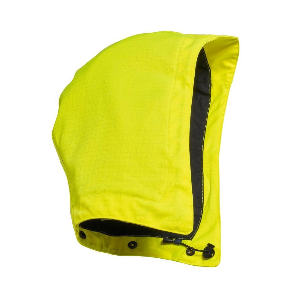 Hi Vis Yellow - Front - Mascot Unisex Adult Complete Waterproof Detachable Hood