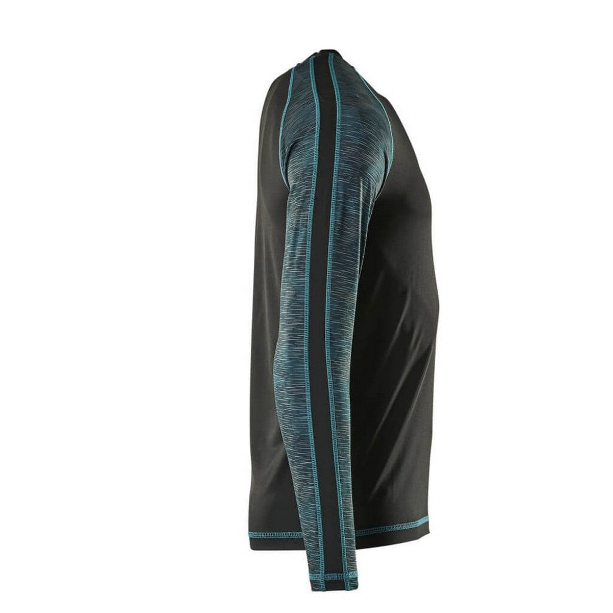 Black - Side - Mascot Mens Advanced Long-Sleeved Base Layer Top
