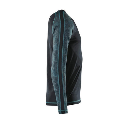 Dark Navy - Side - Mascot Mens Advanced Long-Sleeved Base Layer Top