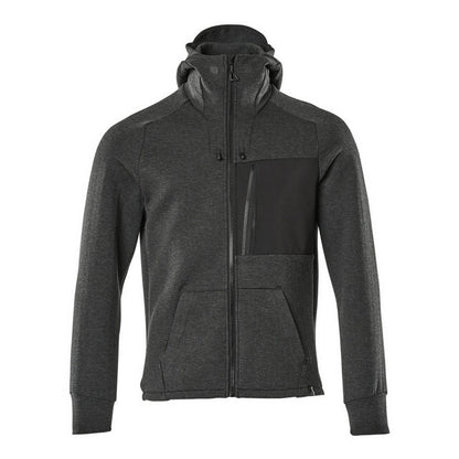 Black - Front - Mascot Mens Advanced Full Zip Hoodie