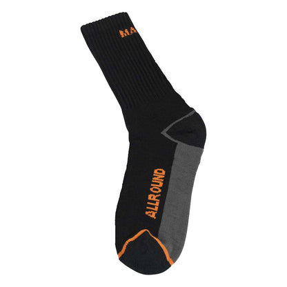 Black - Back - Mascot Mens Complete Mongu Socks