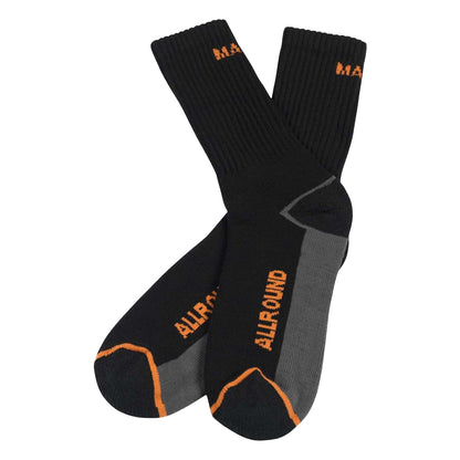Black - Front - Mascot Mens Complete Mongu Socks