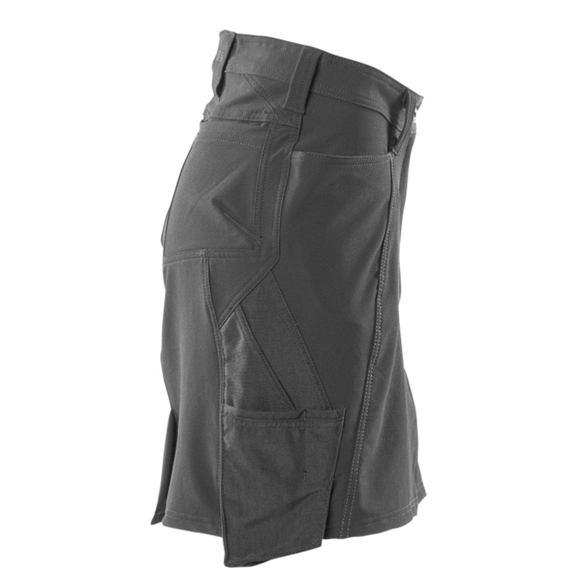 Black - Side - Mascot Womens-Ladies Accelerate Skirt