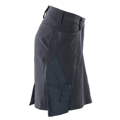 Dark Navy - Side - Mascot Womens-Ladies Accelerate Skirt