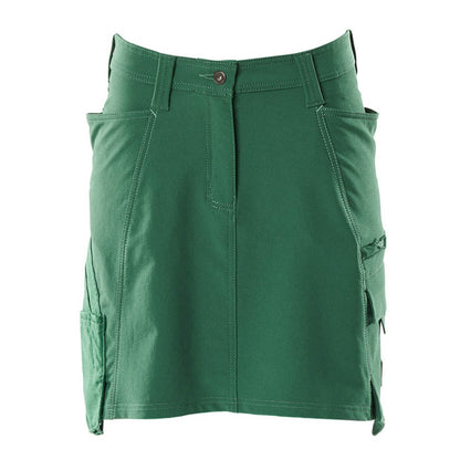 Green - Front - Mascot Womens-Ladies Accelerate Skirt
