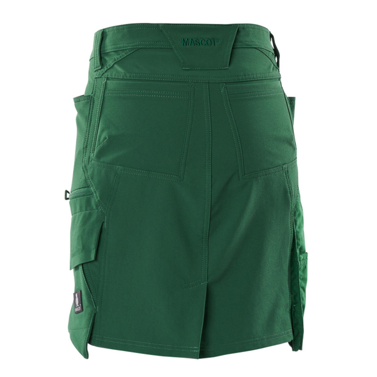 Green - Back - Mascot Womens-Ladies Accelerate Skirt