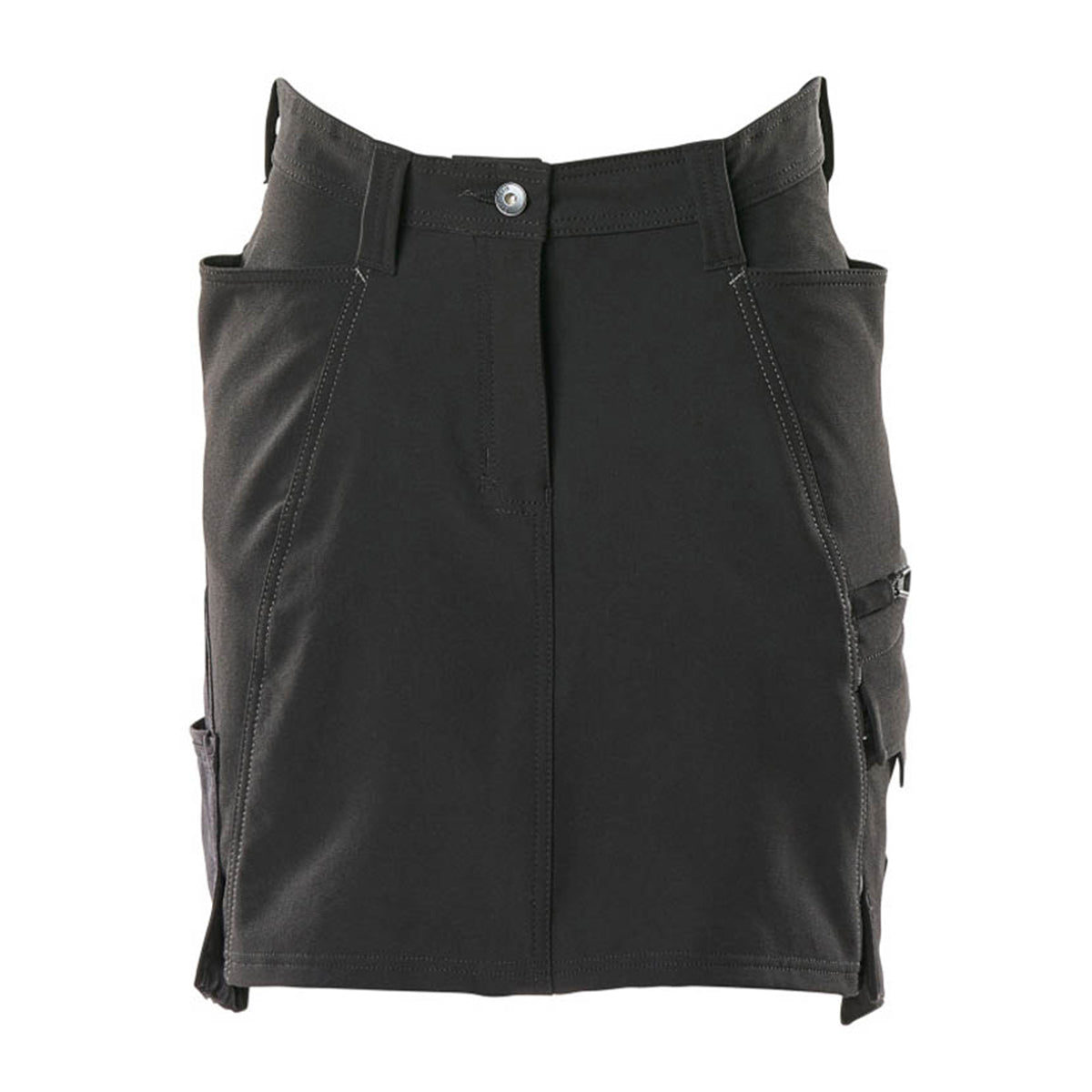 Black - Front - Mascot Womens-Ladies Accelerate Skirt