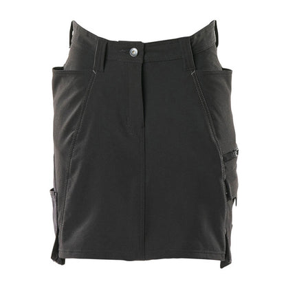 Black - Front - Mascot Womens-Ladies Accelerate Skirt