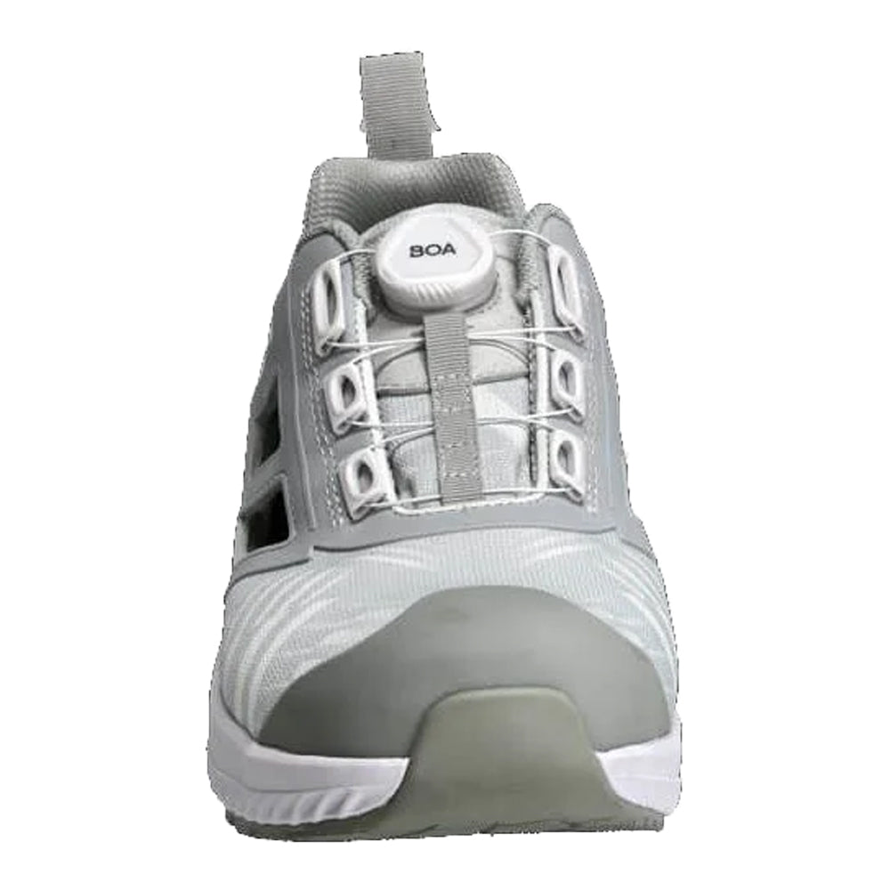 White-Light Grey - Front - Mascot Mens Logo Safety Shoes