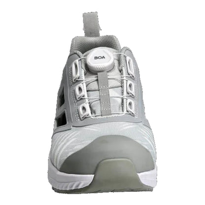 White-Light Grey - Front - Mascot Mens Logo Safety Shoes