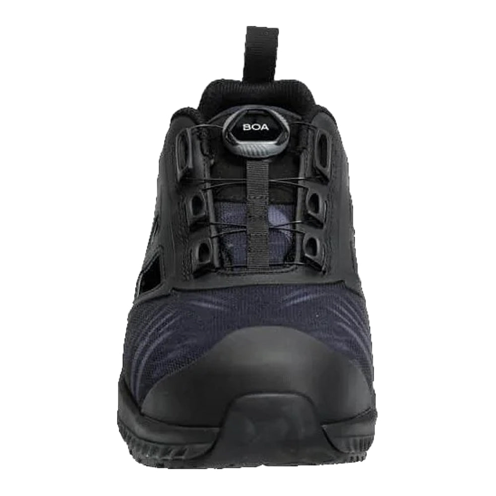 Stone Blue-Black - Front - Mascot Mens Logo Safety Shoes