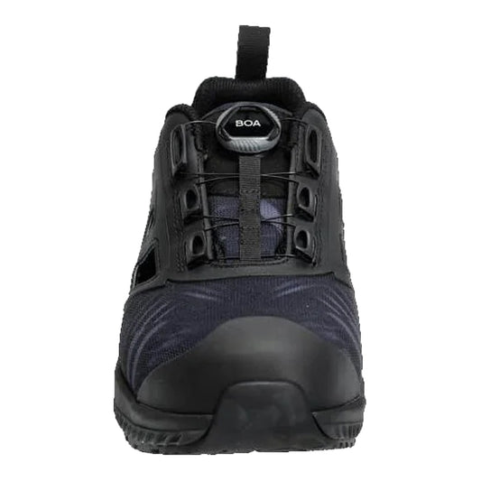 Stone Blue-Black - Front - Mascot Mens Logo Safety Shoes