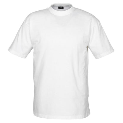 White - Front - Mascot Mens Crossover Java T-Shirt