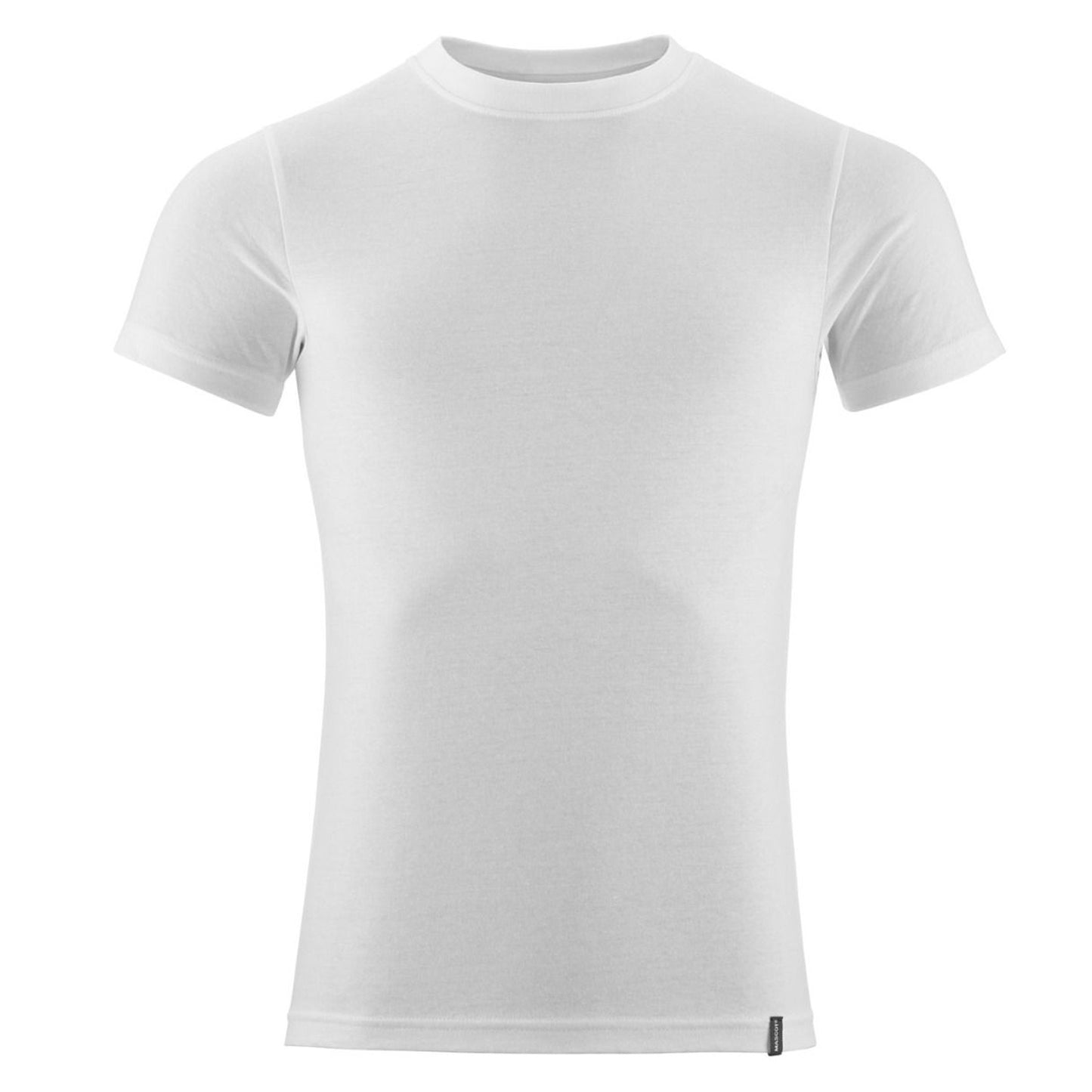 White - Front - Mascot Mens Crossover T-Shirt