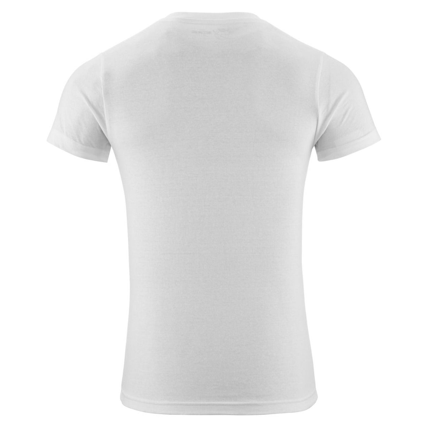 White - Back - Mascot Mens Crossover T-Shirt