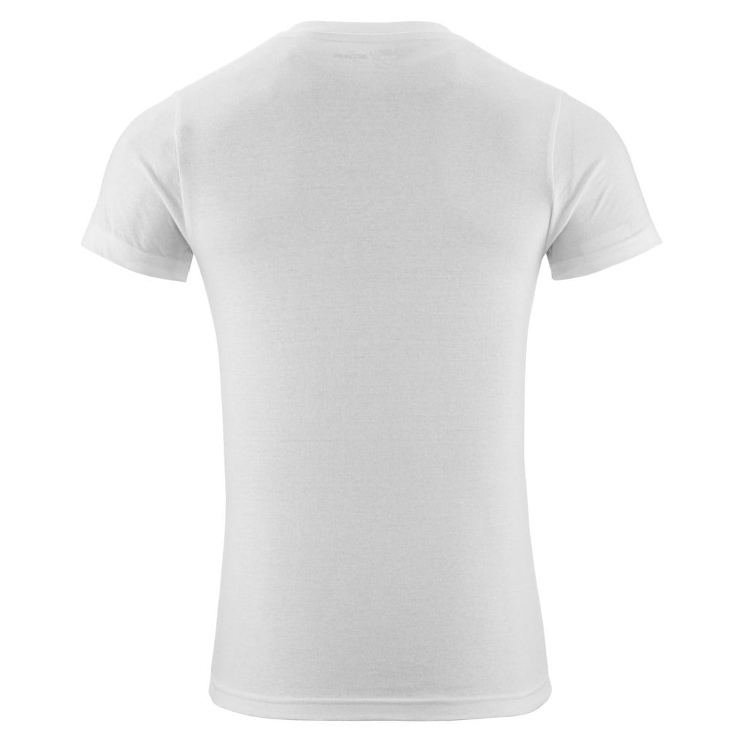 White - Back - Mascot Mens Crossover T-Shirt