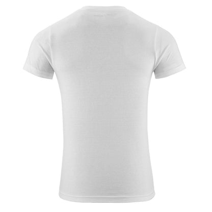White - Back - Mascot Mens Crossover T-Shirt