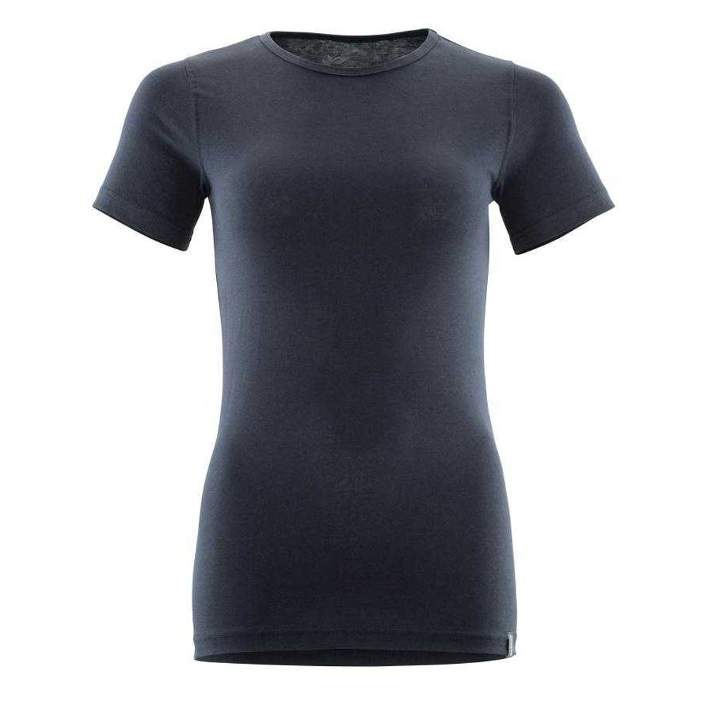 Dark Navy - Front - Mascot Womens-Ladies Crossover T-Shirt