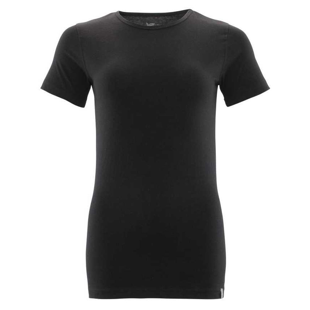 Deep Black - Front - Mascot Womens-Ladies Crossover T-Shirt