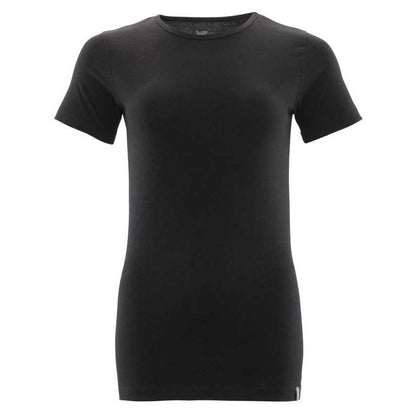 Deep Black - Front - Mascot Womens-Ladies Crossover T-Shirt