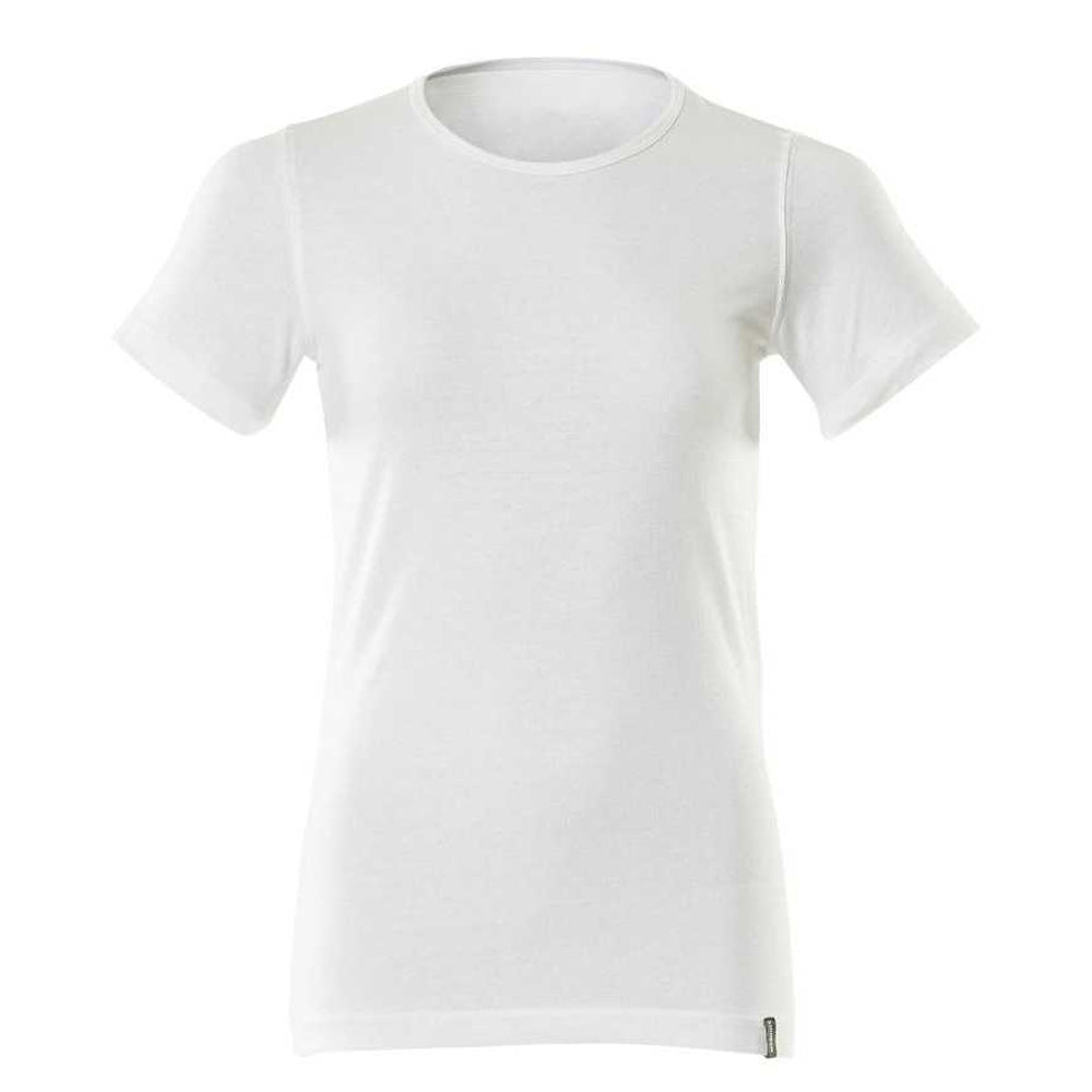 White - Front - Mascot Womens-Ladies Crossover T-Shirt
