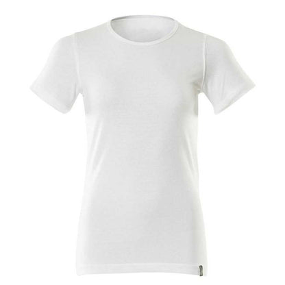 White - Front - Mascot Womens-Ladies Crossover T-Shirt