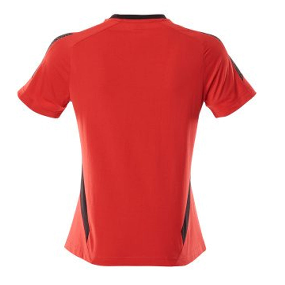 Traffic Red-Black - Back - Mascot Mens Accelerate T-Shirt