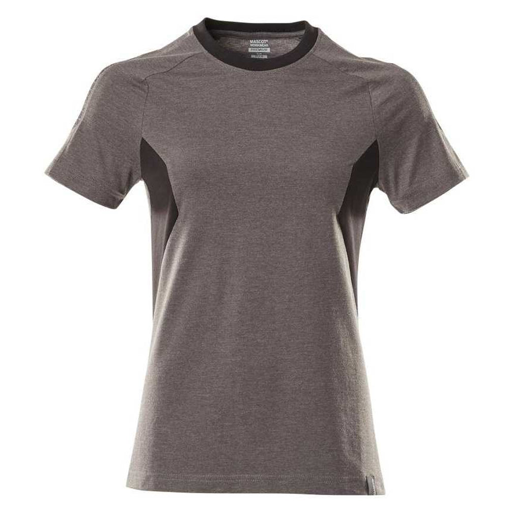 Dark Anthracite-Black - Front - Mascot Womens-Ladies Accelerate T-Shirt