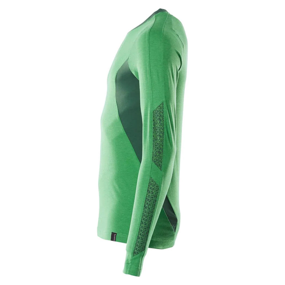 Grass Green-Green - Back - Mascot Mens Accelerate Long-Sleeved T-Shirt