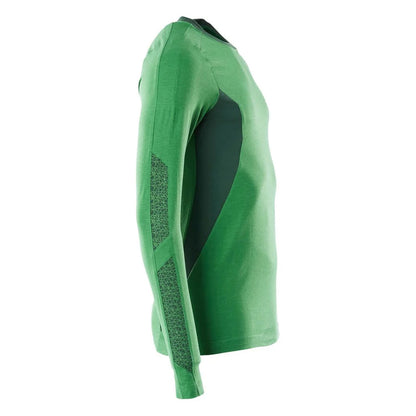 Grass Green-Green - Side - Mascot Mens Accelerate Long-Sleeved T-Shirt