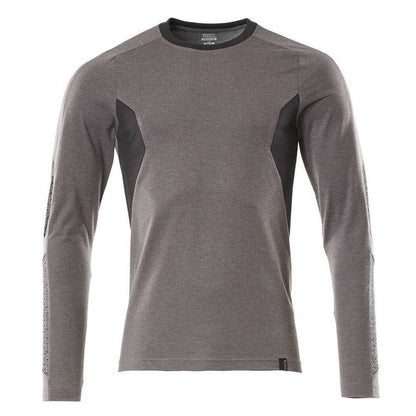 Dark Anthracite-Black - Front - Mascot Mens Accelerate Long-Sleeved T-Shirt