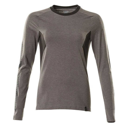 Dark Anthracite-Black - Front - Mascot Womens-Ladies Accelerate Long-Sleeved T-Shirt