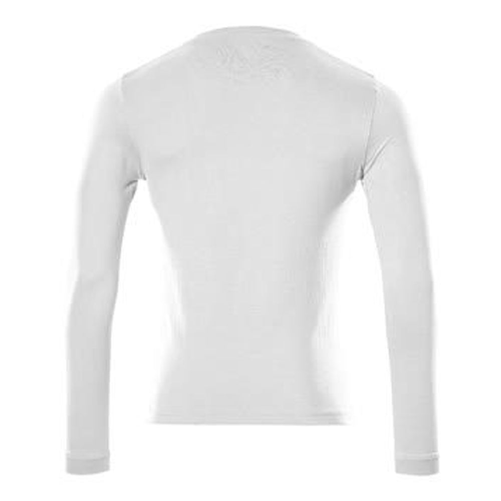 White - Back - Mascot Mens Crossover Long-Sleeved T-Shirt