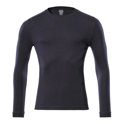 Dark Navy - Front - Mascot Mens Crossover Long-Sleeved T-Shirt