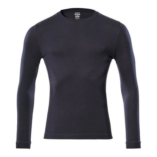 Dark Navy - Front - Mascot Mens Crossover Long-Sleeved T-Shirt