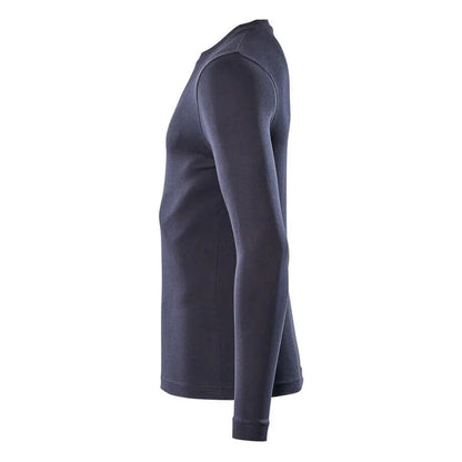 Dark Navy - Back - Mascot Mens Crossover Long-Sleeved T-Shirt