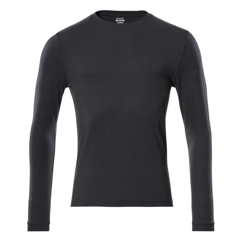 Black - Front - Mascot Mens Crossover Long-Sleeved T-Shirt