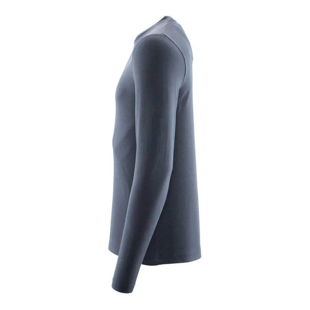 Dark Navy - Side - Mascot Mens Crossover Long-Sleeved T-Shirt