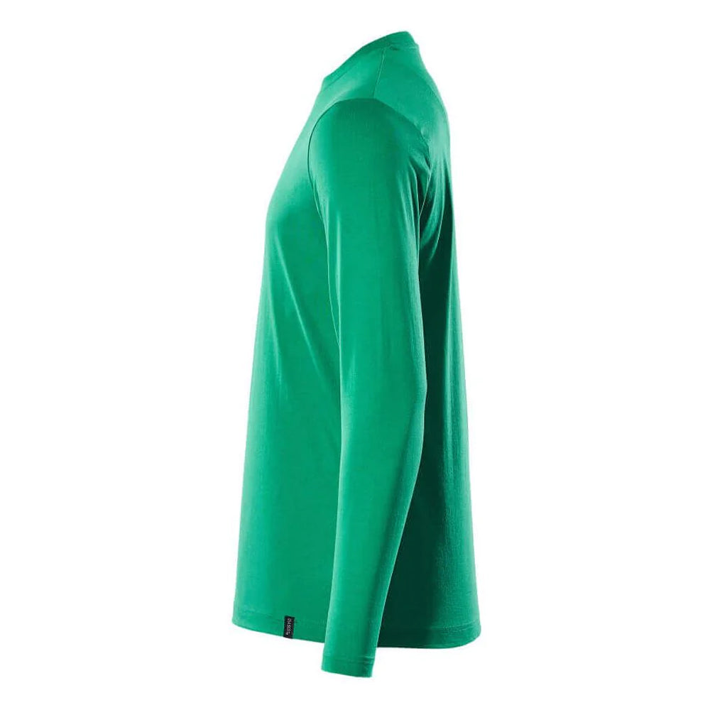 Grass Green - Back - Mascot Mens Crossover Long-Sleeved T-Shirt