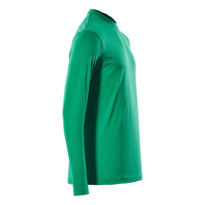 Grass Green - Side - Mascot Mens Crossover Long-Sleeved T-Shirt