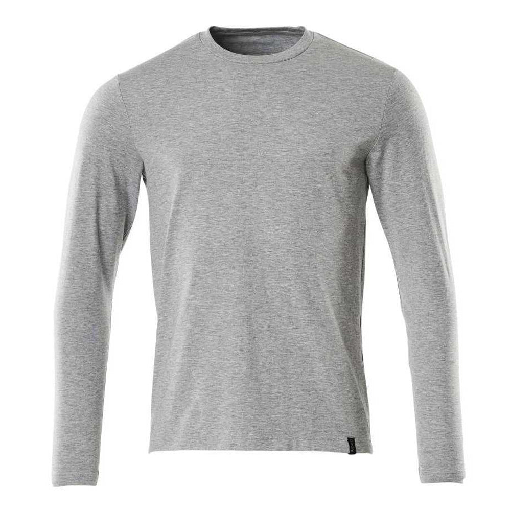 Grey - Front - Mascot Mens Crossover Long-Sleeved T-Shirt