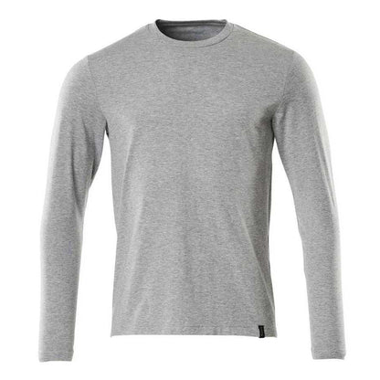 Grey - Front - Mascot Mens Crossover Long-Sleeved T-Shirt