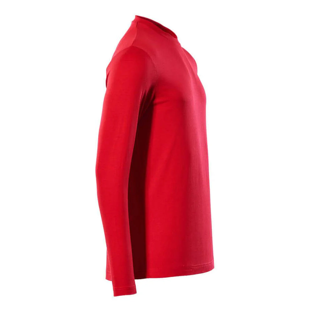Traffic Red - Side - Mascot Mens Crossover Long-Sleeved T-Shirt