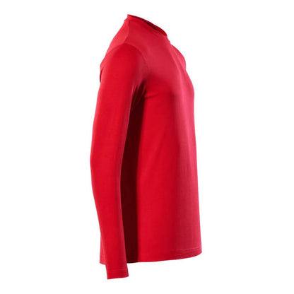 Traffic Red - Side - Mascot Mens Crossover Long-Sleeved T-Shirt